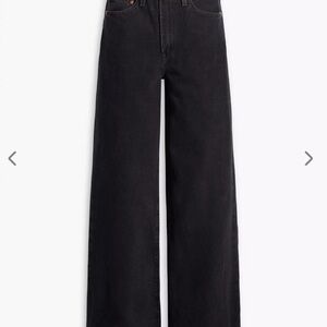 Levi's Black Wide-Leg Jeans
